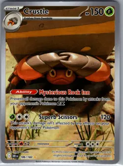 Crustle 186/182 SV10: Destined Rivals - Pokemon Card - NM - Image 1