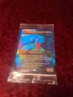 Magic The Gathering Colonel John Jameson Man-Wolf Mint Exclusive Foil promo Card - Image 1