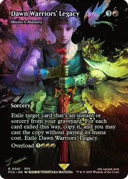 Dawn Warriors' Legacy (Mizzix's Mastery) Foil Final Fantasy MTG NM - Image 1