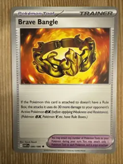 Brave Bangle 080/086 Pokemon Uncommon SV: White Flare Card NM - Image 1