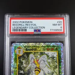 PSA 8 Beedrill 20/110 Pokemon Legendary Collection Reverse Holo Card - Image 2