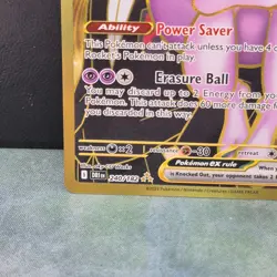 Team Rocket's Mewtwo ex 240/182 Gold Hyper Rare Destined Rivals Pokemon Card NM - Image 4
