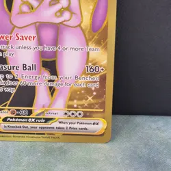 Team Rocket's Mewtwo ex 240/182 Gold Hyper Rare Destined Rivals Pokemon Card NM - Image 5