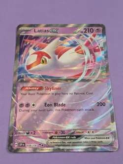 Latias ex - 76/191 - Double Rare Holo Surging Sparks - Pokemon Card - NM - Image 1