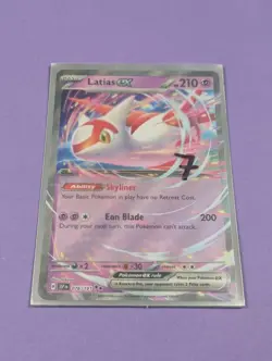 Latias ex - 76/191 - Double Rare Holo Surging Sparks - Pokemon Card - NM - Image 3