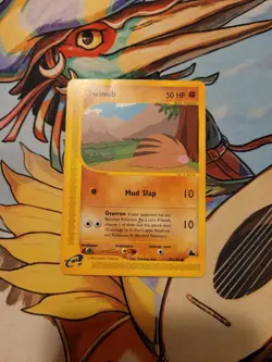 Pokemon TCG Card - Swinub Skyridge 108/144 Regular - MP Moderate Play - Image 1