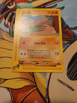 Pokemon TCG Card - Swinub Skyridge 108/144 Regular - MP Moderate Play - Image 3