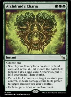 Archdruid's Charm - Murders at Karlov Manor - NM -English - MTG - Image 1
