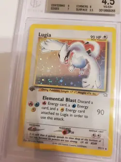 Pokemon TCG Lugia 2000 Neo Genesis 1st Edition Holo Rare Card 9/111 - Image 3