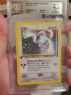 Pokemon TCG Lugia 2000 Neo Genesis 1st Edition Holo Rare Card 9/111 - Image 4