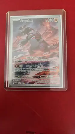 Groudon 199/182 SV04: Paradox Rift Holo Pokemon card FRESH NEW full art - Image 4