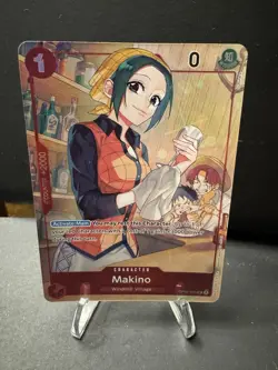 Makino (Japanese 1st Anniversary Set) OP02-015 One Piece Promotion Cards Foil - Image 1