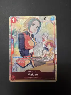 Makino (Japanese 1st Anniversary Set) OP02-015 One Piece Promotion Cards Foil - Image 3