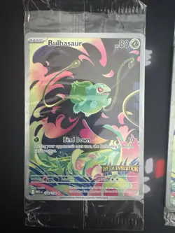 Bulbasaur Holo Promo 133/132 Mega Evolution Stamped Pokemon Card Sealed X6 - Image 2