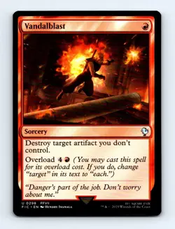 #298 2025 Final Fantasy Commander Vandalblast Uncommon - Image 1