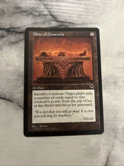 Magic the Gathering MTG Altar of Dementia Retro 1997 artifact - Image 1