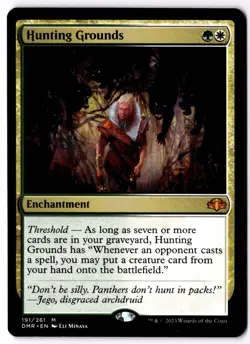 Hunting Grounds M Dominaria Remastered 191 NM - Image 1