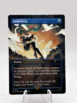 Swan Song 1591 Borderless Hatsune Miku Secret Lair SLD MTG NM - Image 1