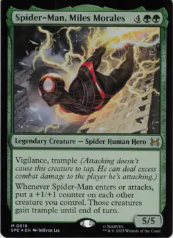 Spider-Man, Miles Morales M Marvel's Spider-Man: Eternal-Legal 18 NM Foil MTG - Image 1
