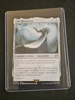 The Masamune Final Fantasy Regular Magic The Gathering NM - Image 1
