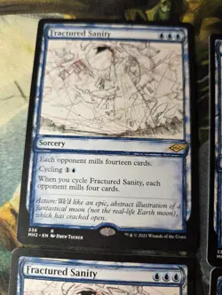Fractured Sanity (Showcase) Modern Horizons 2 336 Near Mint X4 - Image 2