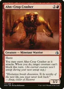 X4 Ahn-Crop Crasher Amonkhet LP/NM MTG Magic DNA GAMES - Image 1