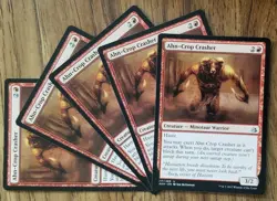 2017 MTG: 5x Ahn-Crop Crasher x5 English - Amonkhet (AKH) - See Pictures - Mint - Image 1
