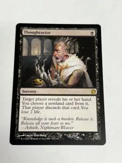 Magic The Gathering, Thoughtseize, Theros, Regular MT/NM - Image 1