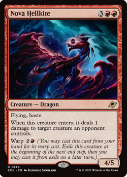 Nova Hellkite [Edge of Eternities] Foil Near Mint - Image 1