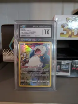 CGC 10 GEM MINT Snorlax TG10/TG30 Lost Origin Trainer Gallery 2022 SWSH Pokemon - Image 1
