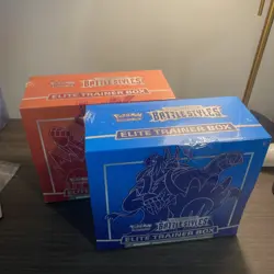 2021 SEALED Pokemon Battle Styles Elite Trainer Box ETB Sword & Shield Lot of 2 - Image 1