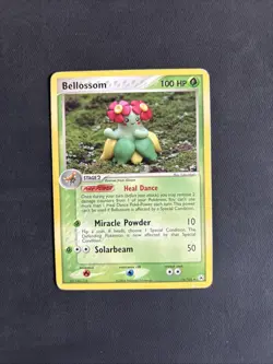 Pokemon TCG Bellossom EX Hidden Legends 16/101 Regular Rare Non Holo - PLAYED - Image 1