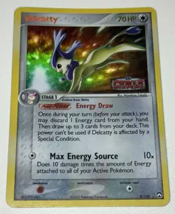 Pokemon TCG 2007 Ex Power Keepers Delcatty Reverse Holo Stamped - Image 1