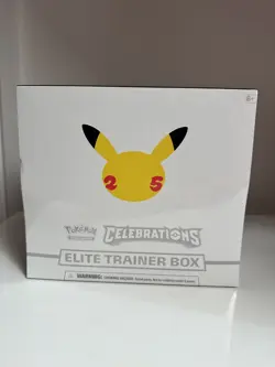 Pokemon Celebrations 25th Anniversary Elite Trainer Box ETB Sealed with case - Image 1