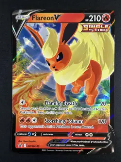 Flareon V SWSH149 Pokemon SWSH Black Star Promos - Image 1
