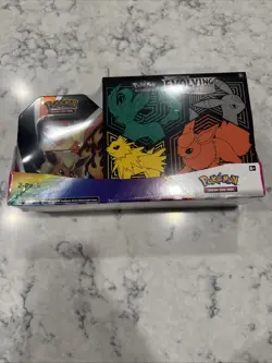 Pokemon Sword and Shield Evolving Skies Elite Trainer Box and Tin Costco Combo - Image 1