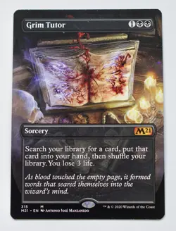 Grim Tutor (Alternate Art) Core Set 2021 Regular MTG NM - Image 1