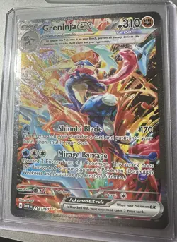 2024 POKEMON GRENINJA EX TWILIGHT MASQUERADE SPECIAL ILLUSTRATION #214/167! MINT - Image 1