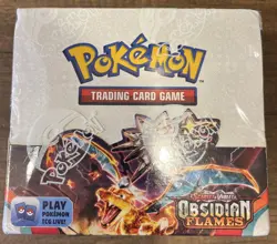 Obsidian Flames Booster Box 36 Packs Pokemon TCG Scarlet & Violet - Damaged Seal - Image 1