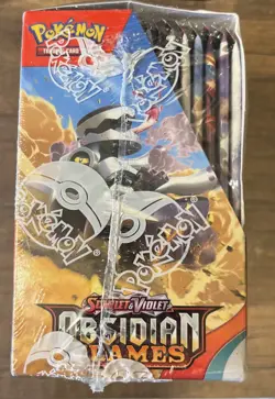 Obsidian Flames Booster Box 36 Packs Pokemon TCG Scarlet & Violet - Damaged Seal - Image 2