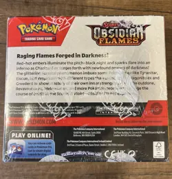 Obsidian Flames Booster Box 36 Packs Pokemon TCG Scarlet & Violet - Damaged Seal - Image 3