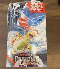 Obsidian Flames Booster Box 36 Packs Pokemon TCG Scarlet & Violet - Damaged Seal - Image 4
