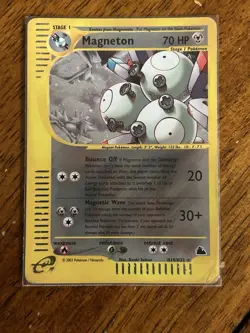 Pokemon E Reader Lot-Magneton Skyridge-Magneton Aquapolis-Reverse Holo-Holo - Image 2