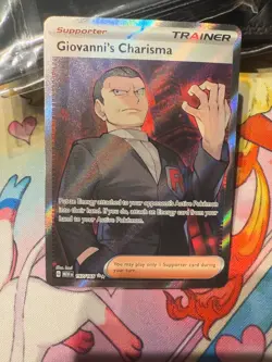 Giovanni's Charisma - 197/165 - Full Art SR - Pokemon TCG: 151 - NM - Image 1