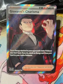 Giovanni's Charisma - 197/165 - Full Art SR - Pokemon TCG: 151 - NM - Image 2