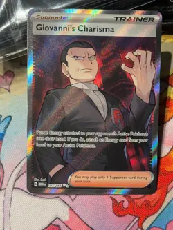 Giovanni's Charisma - 197/165 - Full Art SR - Pokemon TCG: 151 - NM - Image 5