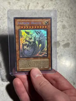 Yu-Gi-Oh! Rainbow Dragon Ghost Misprint Rare (TAEV-EN006) - Image 1
