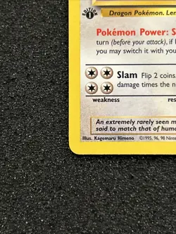 1st Edition Dragonite 19/62 Fossil Set Rare Vintage 1999 Pokemon Card - NM - Image 4