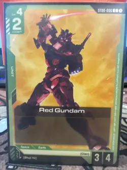 Red Gundam ST06-006 Promo - Gundam Card Game - Event Promo - English - Image 1