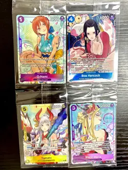 One Piece Illustration Box Vol 1 & 2 Promo Cards Full Set Sealed English - Image 1